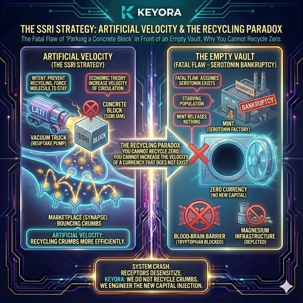 Keyora: The Empty Vault—The structural failure of artificial velocity. Keyora: The Empty Vault—The structural failure of artificial velocity.