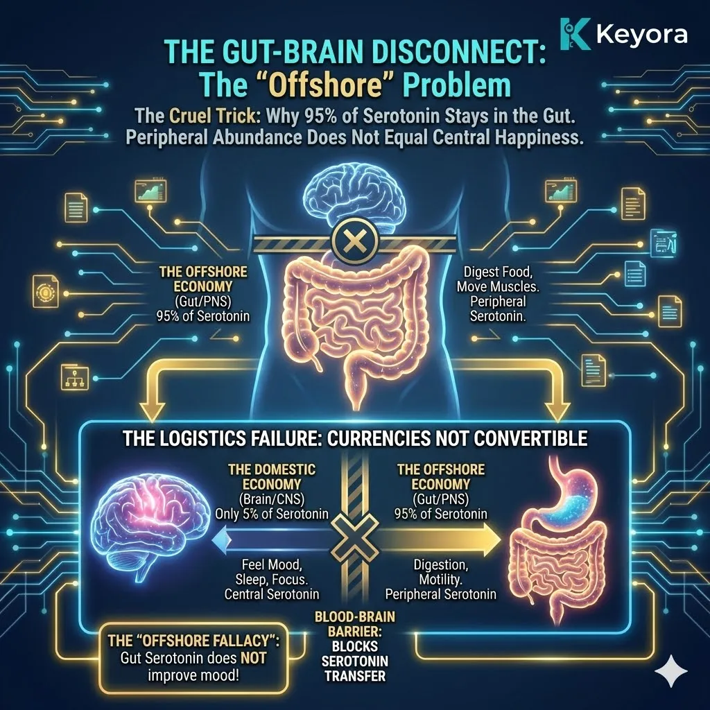 Keyora: The Offshore Fallacy—The wall between Gut and Brain economies. Keyora: The Offshore Fallacy—The wall between Gut and Brain economies.