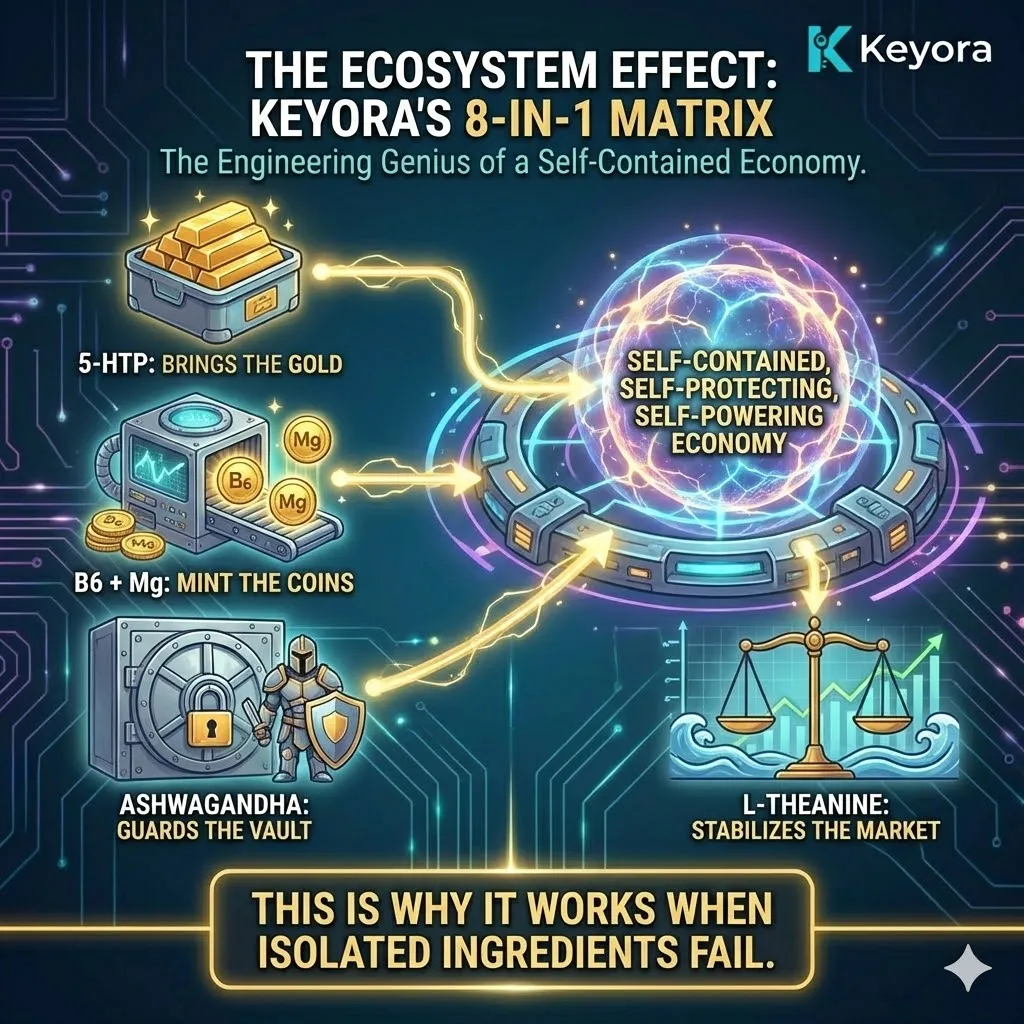 Keyora Ecosystem—The self-contained neural economy. Keyora Ecosystem—The self-contained neural economy.
