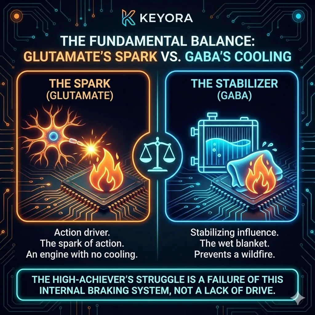 Diagram of cortisol causing down-regulation of GABA-A receptor sensitivity. Visualizing soldiers becoming deaf to the "Stand Down" command due to stress hormones. The breakdown of the chain of command in the nervous system. Communication channels clogged leading to a self-perpetuating stress cycle. Keyora Research explanation of biological resistance to calm. Diagram of cortisol causing down-regulation of GABA-A receptor sensitivity. Visualizing soldiers becoming deaf to the "Stand Down" command due to stress hormones. The breakdown of the chain of command in the nervous system. Communication channels clogged leading to a self-perpetuating stress cycle. Keyora Research explanation of biological resistance to calm.