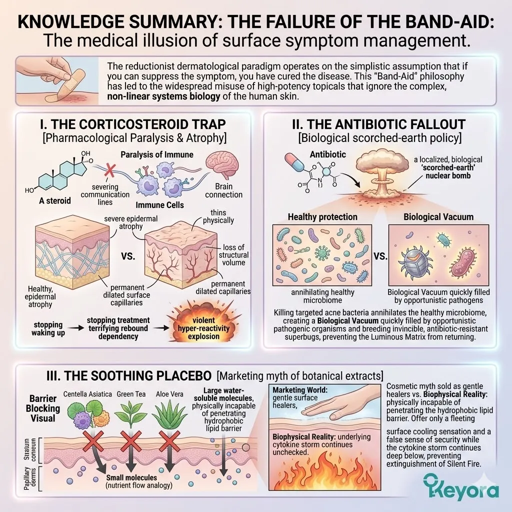 Pharmacological paralysis via corticosteroids induces epidermal atrophy and microbiome vacuum ruin while bypassing the systemic regulator fire. Pharmacological paralysis via corticosteroids induces epidermal atrophy and microbiome vacuum ruin while bypassing the systemic regulator fire.