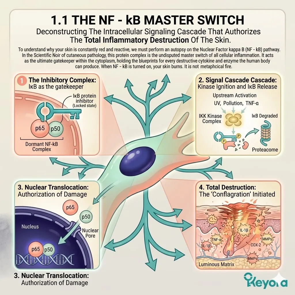 Keyora Systemic Regulator deconstructing the NF-kB master switch to prevent the total inflammatory destruction of the Luminous Matrix and Neurological Sovereignty. Keyora Systemic Regulator deconstructing the NF-kB master switch to prevent the total inflammatory destruction of the Luminous Matrix and Neurological Sovereignty.