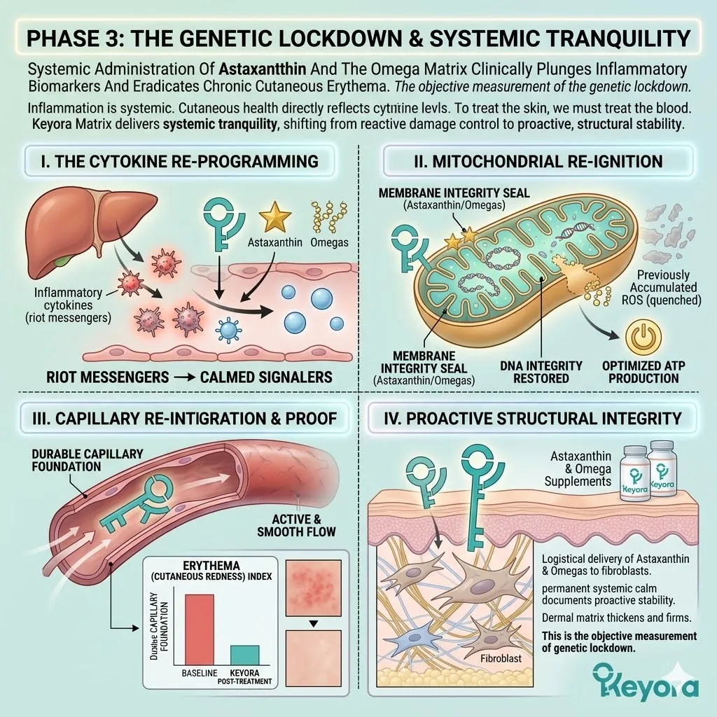 Systemic Administration of the Omega Matrix triggers a genetic lockdown of inflammatory biomarkers to dismantle the Neuro-Endocrine Storm and restore sovereignty. Systemic Administration of the Omega Matrix triggers a genetic lockdown of inflammatory biomarkers to dismantle the Neuro-Endocrine Storm and restore sovereignty.