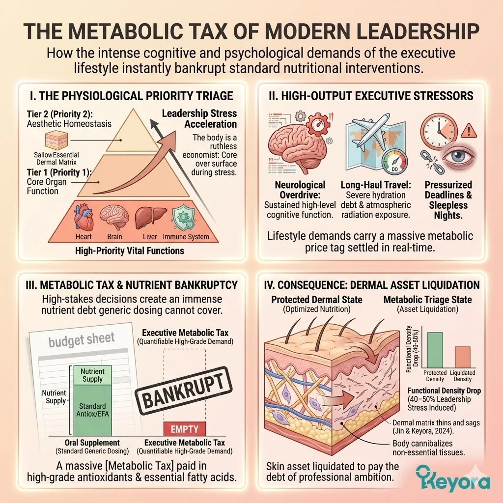 The Metabolic Tax of leadership liquidates the Dermal Matrix to fuel ATP Synthesis, forcing a Systemic Regulator debt that bankrupts standard interventions. The Metabolic Tax of leadership liquidates the Dermal Matrix to fuel ATP Synthesis, forcing a Systemic Regulator debt that bankrupts standard interventions.