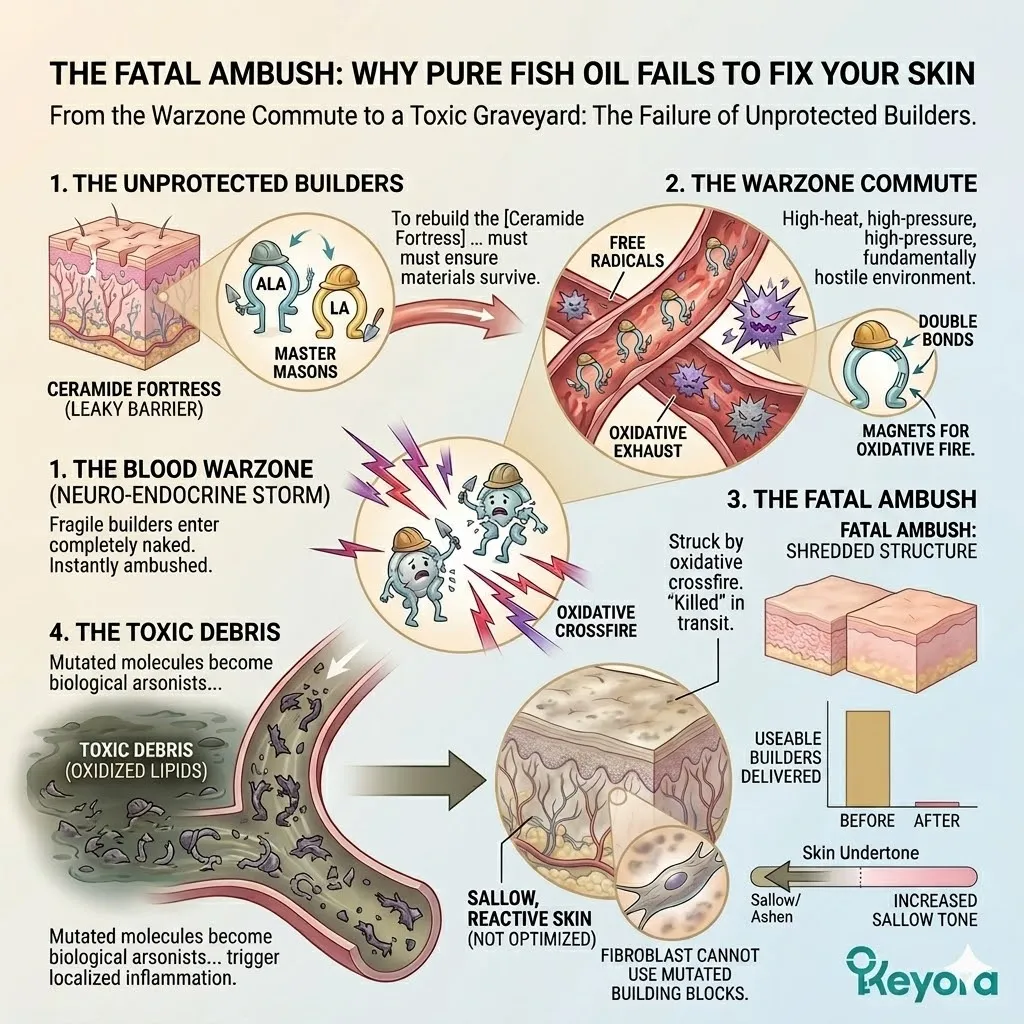 Systemic Regulator intercepts the Fatal Ambush to protect Master Masons from oxidative crossfire and prevent the transformation of building blocks into toxic debris. Systemic Regulator intercepts the Fatal Ambush to protect Master Masons from oxidative crossfire and prevent the transformation of building blocks into toxic debris.
