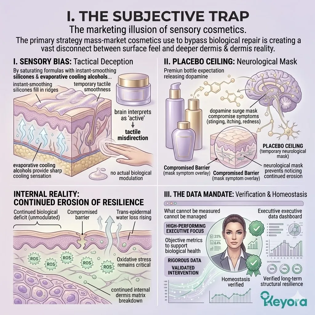 Keyora Systemic Regulator protocols bypass the Placebo Ceiling of sensory cosmetics to stabilize dermal homeostasis and secure structural resilience. Keyora Systemic Regulator protocols bypass the Placebo Ceiling of sensory cosmetics to stabilize dermal homeostasis and secure structural resilience.