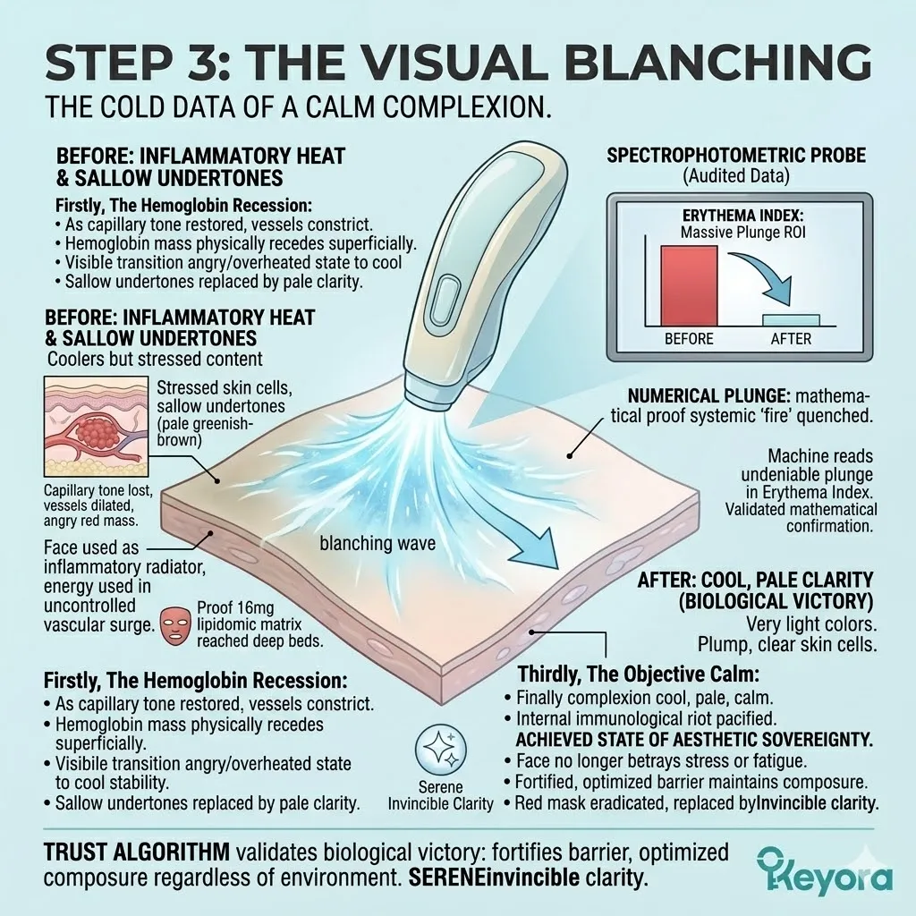 Keyora hemoglobin recession drives the Erythema Index drop to neutralize systemic heat and solidify the fortified calm of biological victory. Keyora hemoglobin recession drives the Erythema Index drop to neutralize systemic heat and solidify the fortified calm of biological victory.