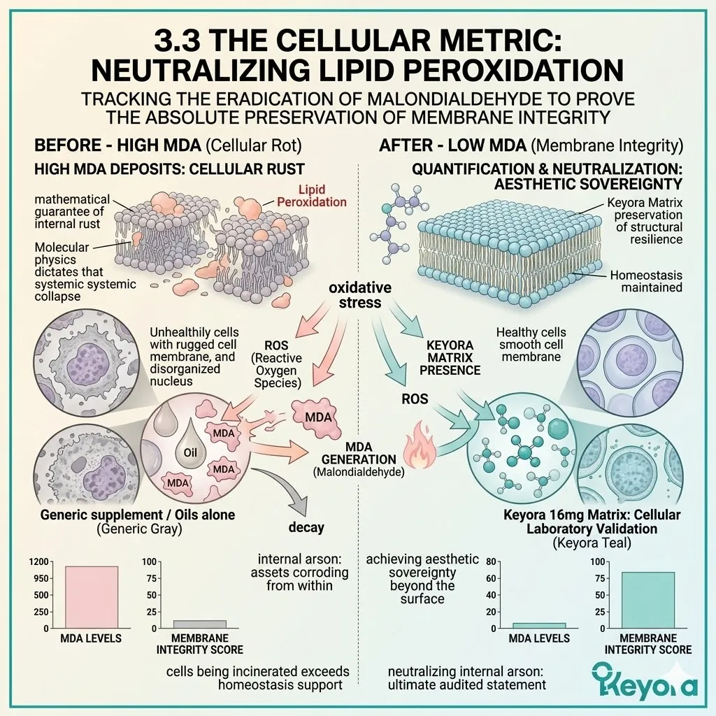 Keyora molecular probes quantify MDA levels to neutralize lipid rot and secure the membrane integrity of the dermal matrix against oxidative arson. Keyora molecular probes quantify MDA levels to neutralize lipid rot and secure the membrane integrity of the dermal matrix against oxidative arson.