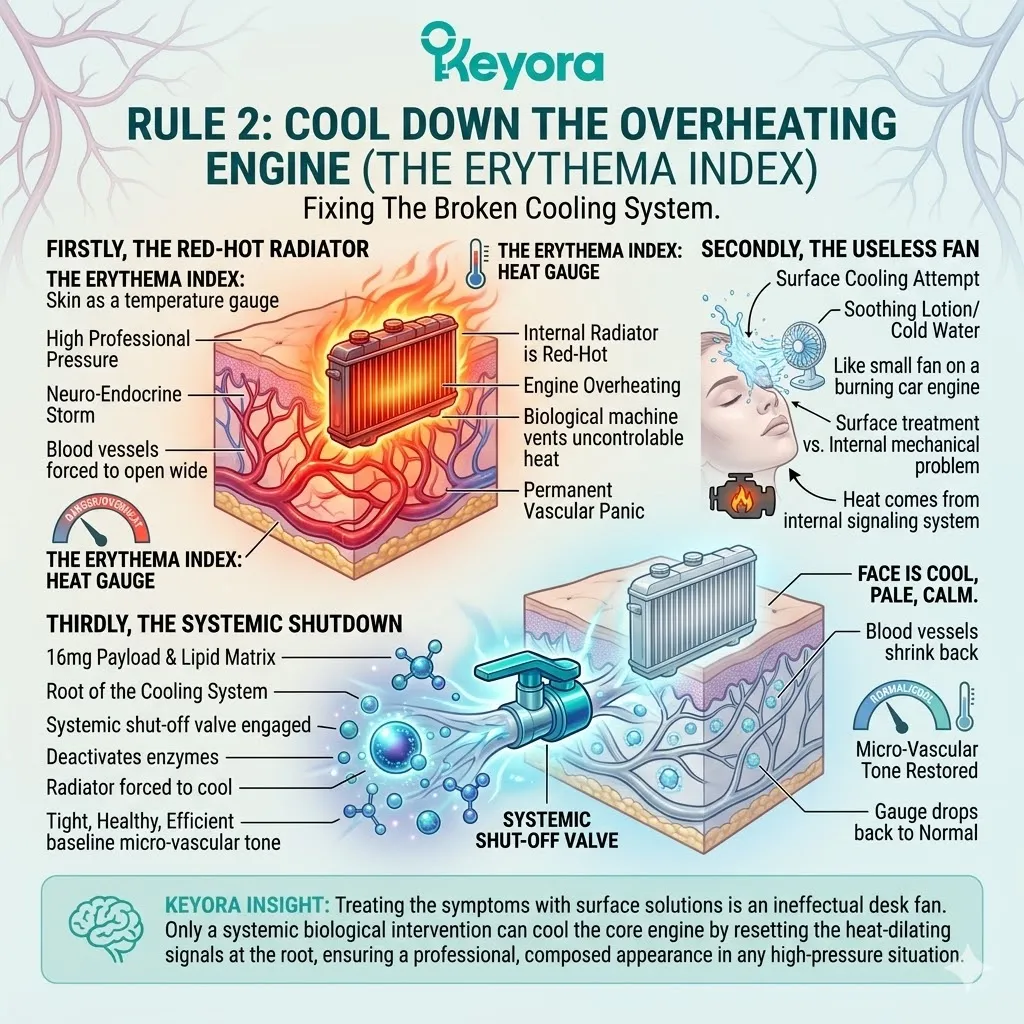 Keyora 16mg Astaxanthin payload acts as a systemic shut-off valve to neutralize the Neuro-Endocrine Storm of chronic vascular expansion and engine overheating. Keyora 16mg Astaxanthin payload acts as a systemic shut-off valve to neutralize the Neuro-Endocrine Storm of chronic vascular expansion and engine overheating.