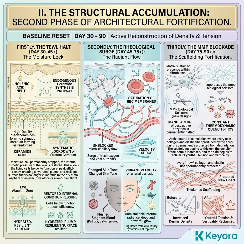 Systemic regulator saturation halts TEWL and MMP activity to drive a rheological surge and secure the absolute structural scaffolding of the dermis. Systemic regulator saturation halts TEWL and MMP activity to drive a rheological surge and secure the absolute structural scaffolding of the dermis.