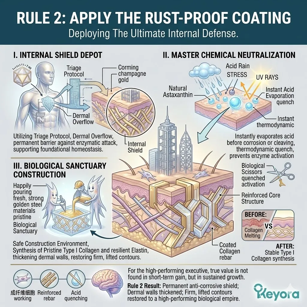 Systemic regulator saturation delivers a rust-proof coating of astaxanthin to quench the acid rain and secure the absolute structural scaffolding. Systemic regulator saturation delivers a rust-proof coating of astaxanthin to quench the acid rain and secure the absolute structural scaffolding.