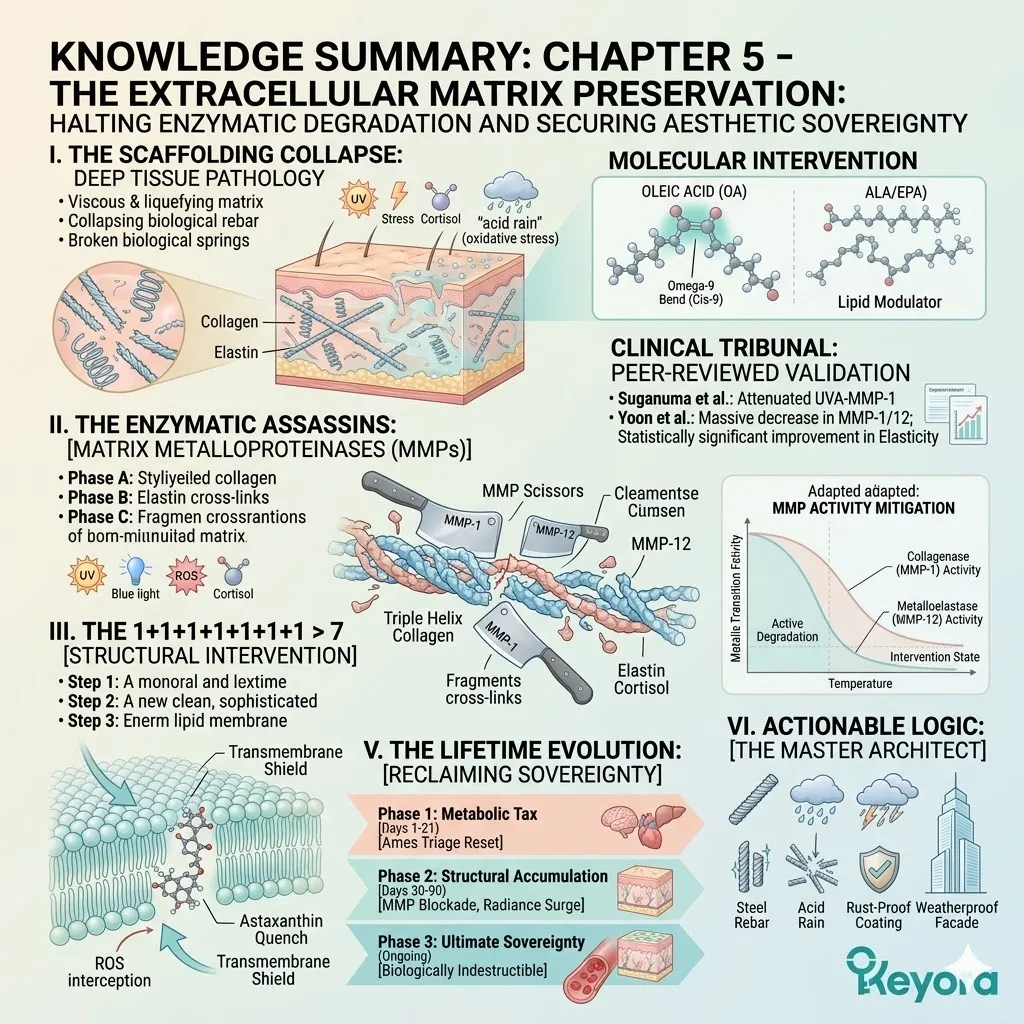 Systemic regulator saturation and 16mg astaxanthin payload attenuate MMP-1 and MMP-12 to secure absolute structural scaffolding and aesthetic sovereignty. Systemic regulator saturation and 16mg astaxanthin payload attenuate MMP-1 and MMP-12 to secure absolute structural scaffolding and aesthetic sovereignty.
