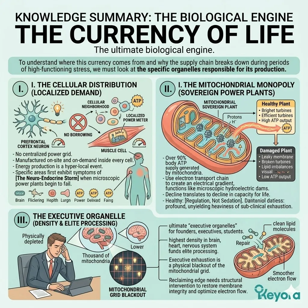 Mitochondrial density and electron transport chain integrity sustain the Four-Drive System to prevent a physical blackout and secure Neurological Sovereignty. Mitochondrial density and electron transport chain integrity sustain the Four-Drive System to prevent a physical blackout and secure Neurological Sovereignty.