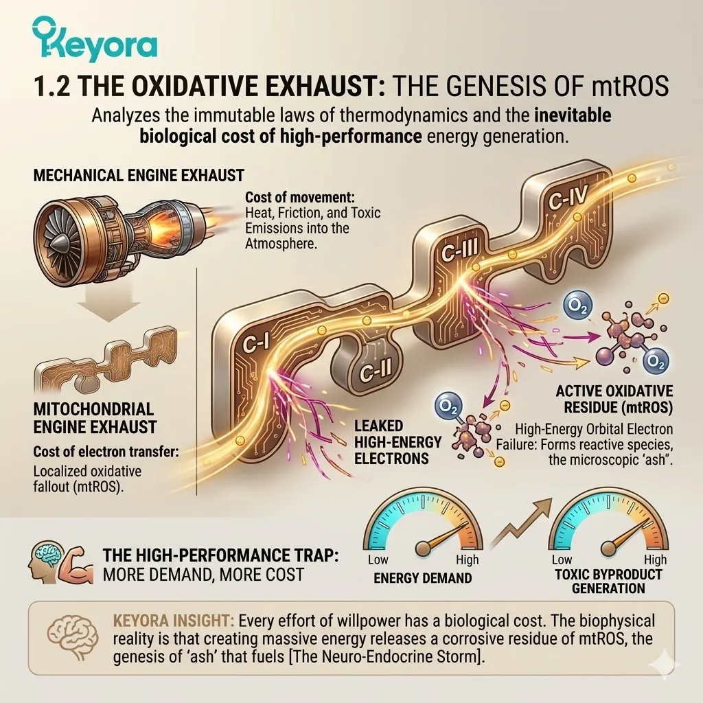 Mitochondrial Electron Transport Chain leakage triggers oxidative fallout within the Four-Drive System to manage systemic residue and avoid a Neuro-Endocrine Storm. Mitochondrial Electron Transport Chain leakage triggers oxidative fallout within the Four-Drive System to manage systemic residue and avoid a Neuro-Endocrine Storm.