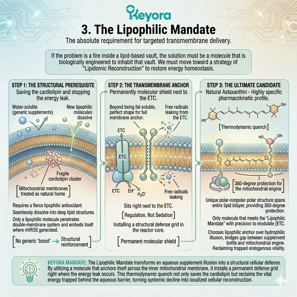 The Lipophilic Mandate requires a transmembrane anchor to breach the lipid fortress and execute a thermodynamic quench of the Cellular Blackout. The Lipophilic Mandate requires a transmembrane anchor to breach the lipid fortress and execute a thermodynamic quench of the Cellular Blackout.