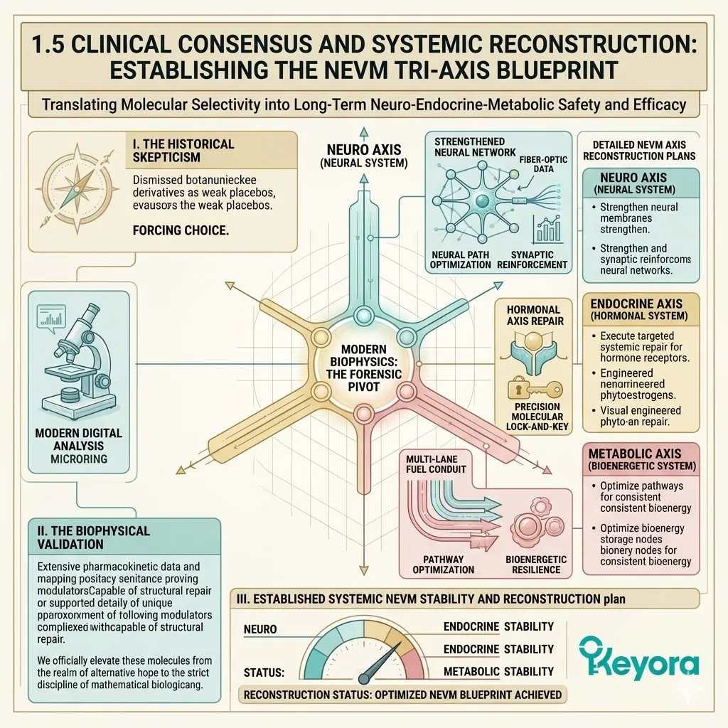 Molecular selectivity in phytoestrogens drives NEVM tri-axis systemic reconstruction for four-drive system stability and neurological sovereignty. Molecular selectivity in phytoestrogens drives NEVM tri-axis systemic reconstruction for four-drive system stability and neurological sovereignty.