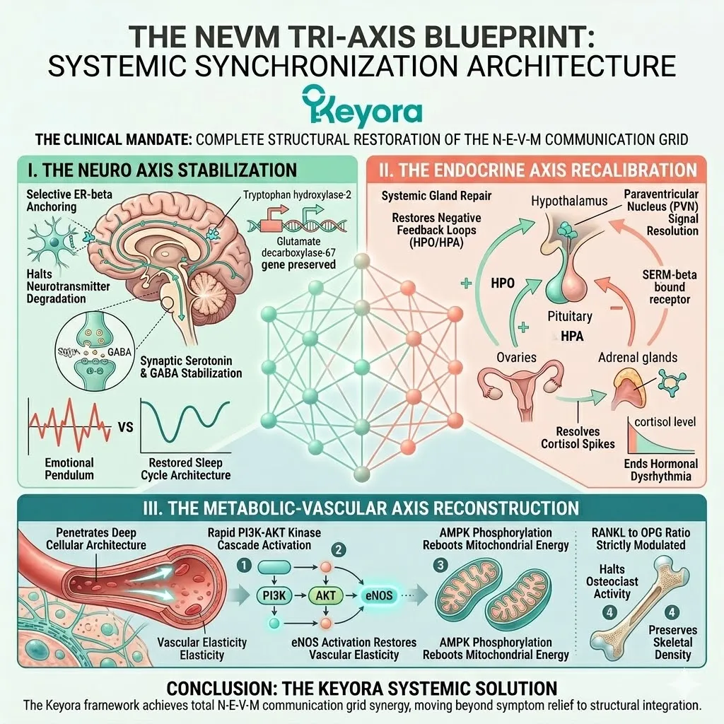 ER-beta ligands recalibrate HPA loops and reboot ATP synthesis to resolve metabolic freeze and restore systemic regulator NEVM tri-axis sovereignty. ER-beta ligands recalibrate HPA loops and reboot ATP synthesis to resolve metabolic freeze and restore systemic regulator NEVM tri-axis sovereignty.