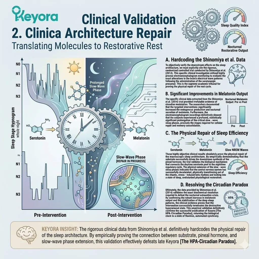 Keyora deploys EEG-proven melatonin synthesis to expand slow-wave sleep across the four-drive system, crushing the neuro-endocrine storm. Keyora deploys EEG-proven melatonin synthesis to expand slow-wave sleep across the four-drive system, crushing the neuro-endocrine storm.