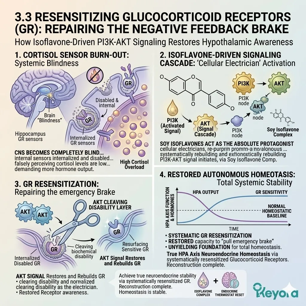 Keyora drives PI3K-AKT signaling to resensitize Glucocorticoid Receptors, breaking the HPA-Circadian Paradox for neurological sovereignty. Keyora drives PI3K-AKT signaling to resensitize Glucocorticoid Receptors, breaking the HPA-Circadian Paradox for neurological sovereignty.