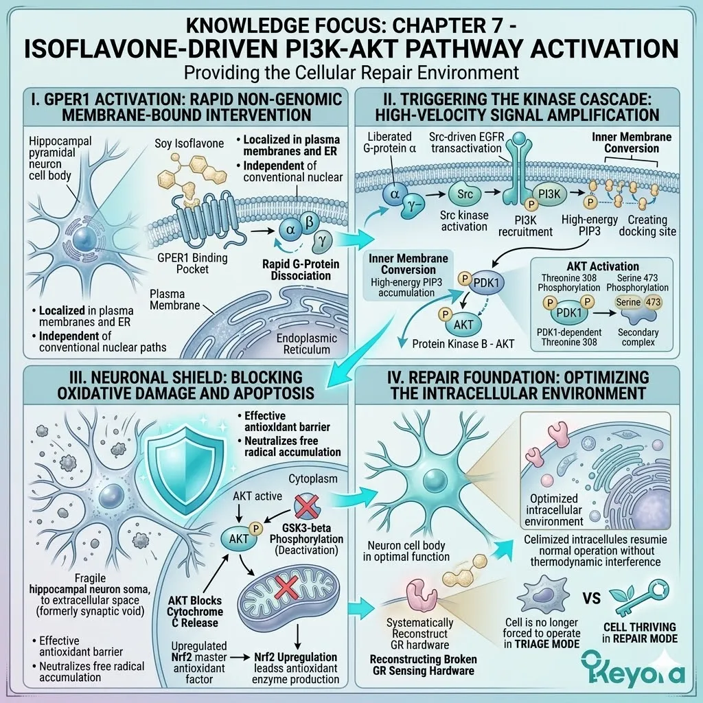 Keyora initiates GPER1 activation to drive the PI3K-AKT pathway, clearing the Synaptic Void to secure absolute neurological sovereignty. Keyora initiates GPER1 activation to drive the PI3K-AKT pathway, clearing the Synaptic Void to secure absolute neurological sovereignty.