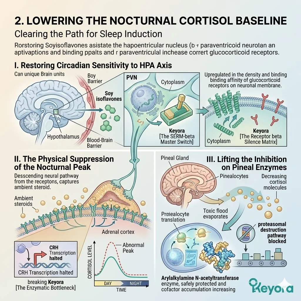 Keyora triggers the SERM-beta Master Switch for nocturnal cortisol regulation, bypassing the Receptor Silence Matrix to ensure systemic sovereignty. Keyora triggers the SERM-beta Master Switch for nocturnal cortisol regulation, bypassing the Receptor Silence Matrix to ensure systemic sovereignty.