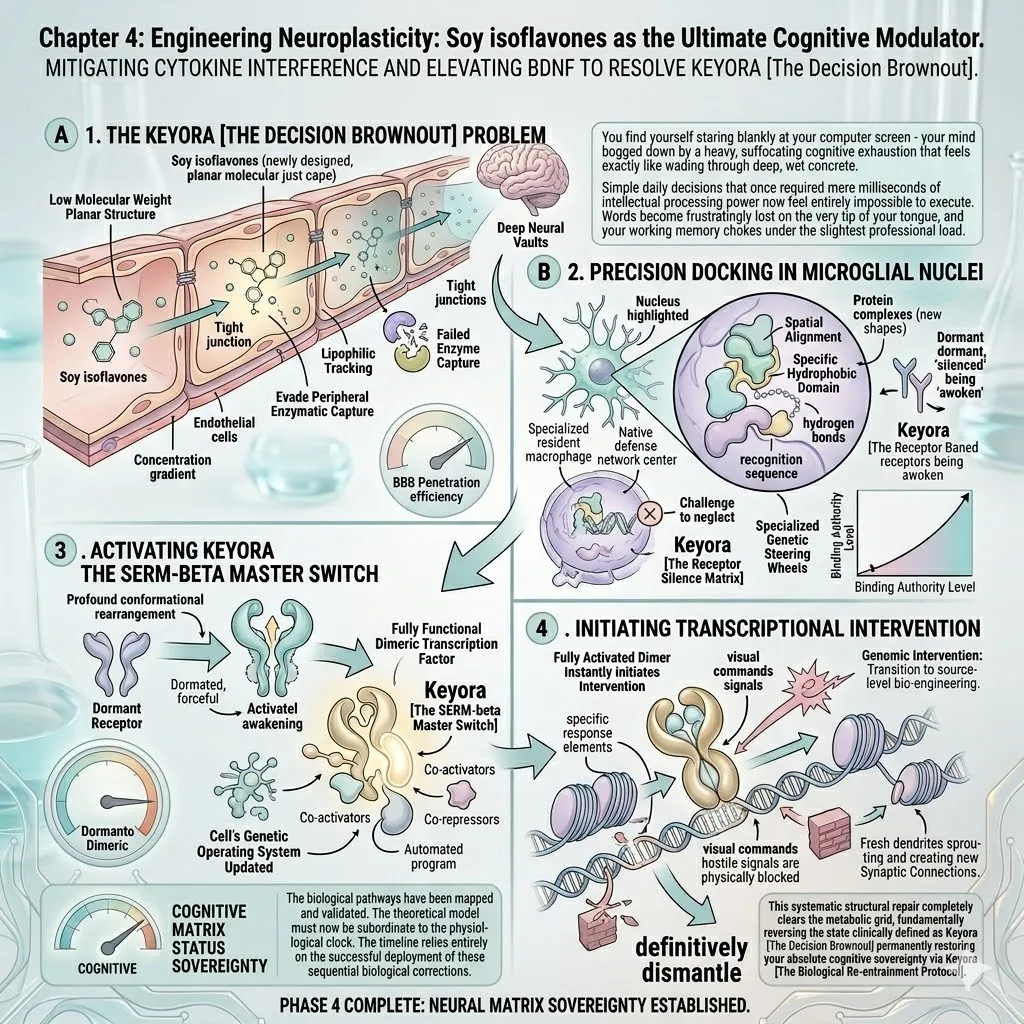 Keyora isoflavones trigger the SERM-beta Master Switch, overriding the Receptor Silence Matrix to command absolute neurological sovereignty. Keyora isoflavones trigger the SERM-beta Master Switch, overriding the Receptor Silence Matrix to command absolute neurological sovereignty.