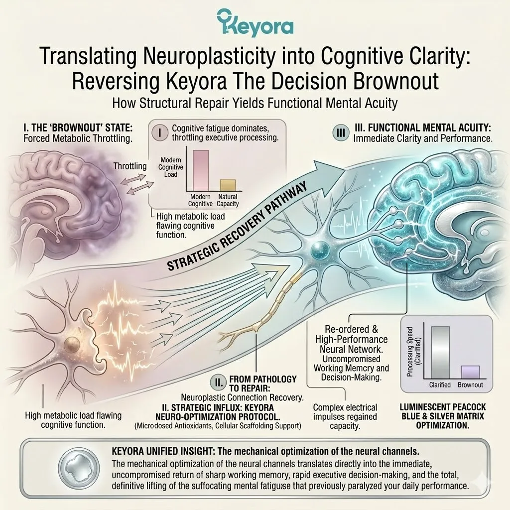 Keyora prefrontal neuroplasticity clears the Decision Brownout as a Systemic Regulator to secure permanent neurological sovereignty. Keyora prefrontal neuroplasticity clears the Decision Brownout as a Systemic Regulator to secure permanent neurological sovereignty.