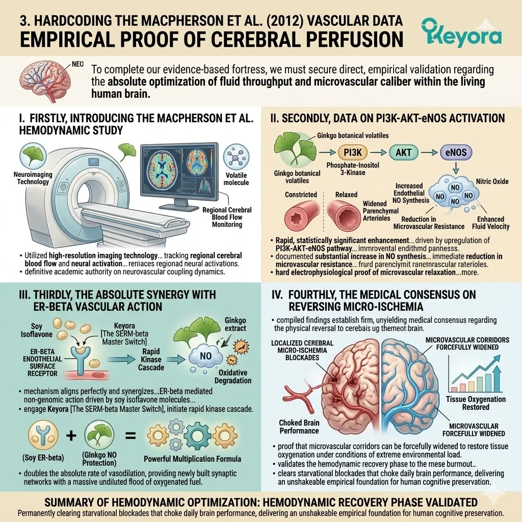 Macpherson data confirms PI3K-AKT-eNOS activation, using a Systemic Regulator to reverse micro-ischemia for absolute neurological sovereignty. Macpherson data confirms PI3K-AKT-eNOS activation, using a Systemic Regulator to reverse micro-ischemia for absolute neurological sovereignty.