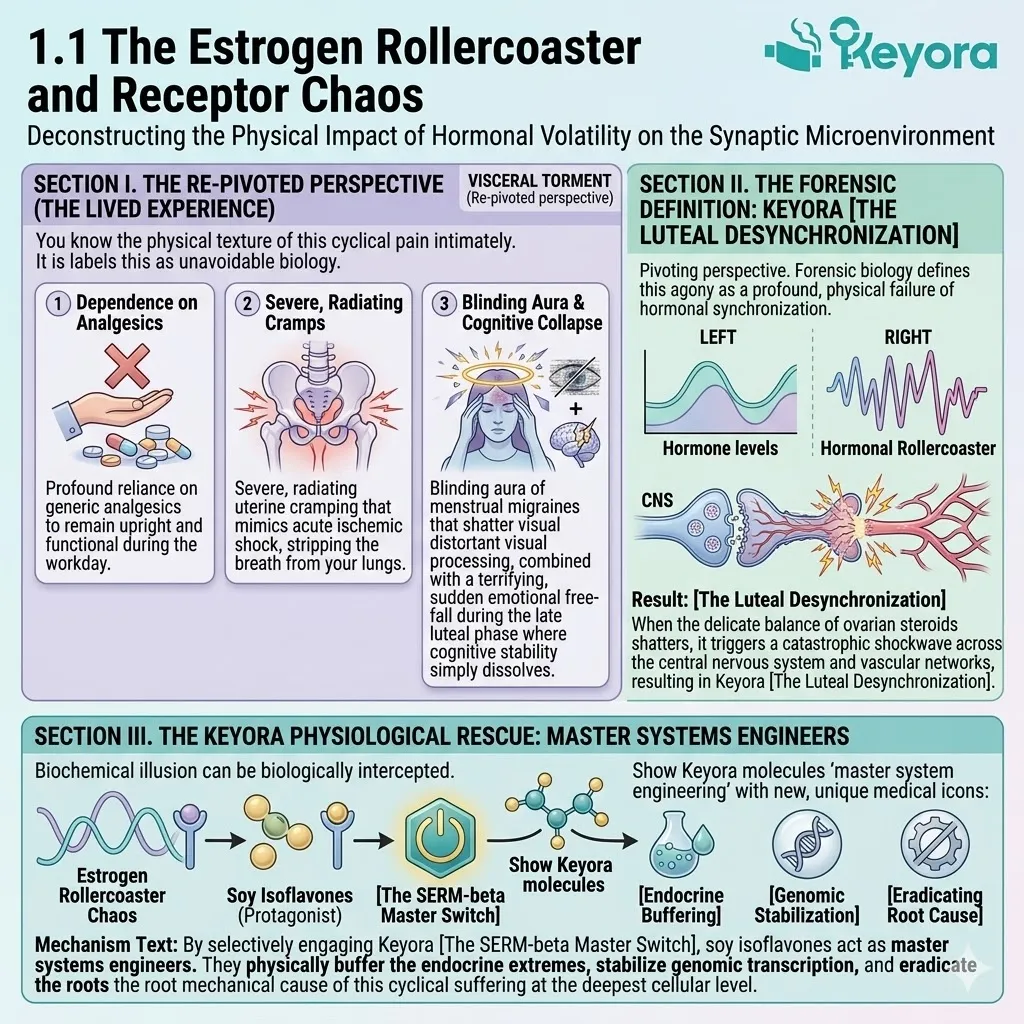 Soy isoflavones engage Keyora SERM-beta Master Switch to counter Luteal Desynchronization, establishing absolute neurological sovereignty. Soy isoflavones engage Keyora SERM-beta Master Switch to counter Luteal Desynchronization, establishing absolute neurological sovereignty.
