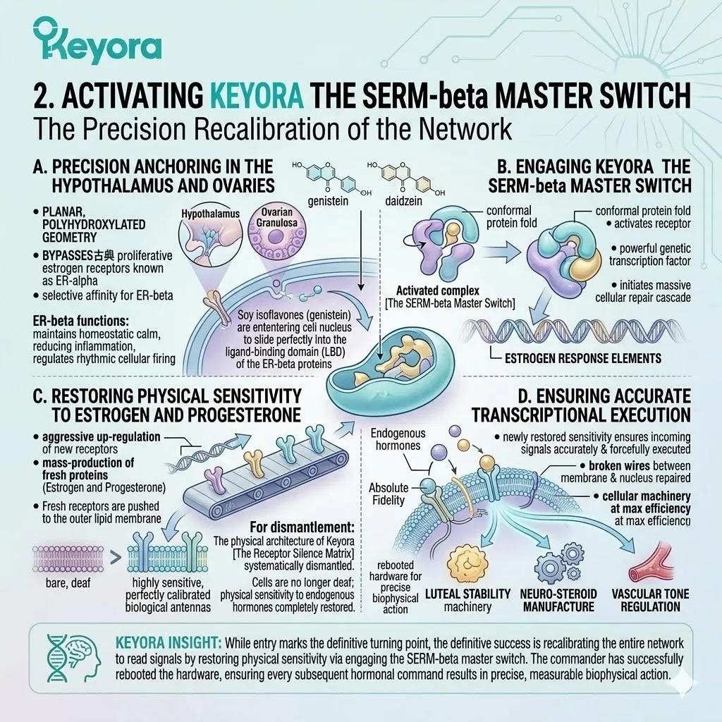 Keyora Systemic Regulator activates the SERM-beta Master Switch, restoring ER-beta receptor density to reclaim absolute endocrine sovereignty. Keyora Systemic Regulator activates the SERM-beta Master Switch, restoring ER-beta receptor density to reclaim absolute endocrine sovereignty.