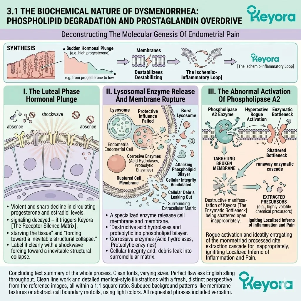 Keyora Receptor Silence Matrix activates Phospholipase A2 to smash the Enzymatic Bottleneck, initiating membrane breakdown within the Ischemic-Inflammatory Loop. Keyora Receptor Silence Matrix activates Phospholipase A2 to smash the Enzymatic Bottleneck, initiating membrane breakdown within the Ischemic-Inflammatory Loop.