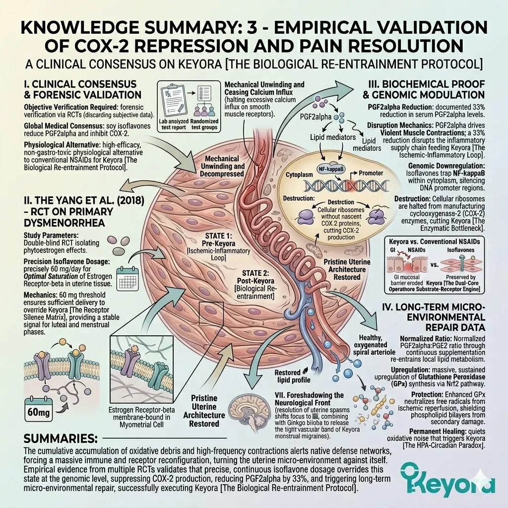 Keyora SERM-beta Master Switch drives a 33% PGF2alpha reduction to crush the Ischemic-Inflammatory Loop, restoring total neurological sovereignty. Keyora SERM-beta Master Switch drives a 33% PGF2alpha reduction to crush the Ischemic-Inflammatory Loop, restoring total neurological sovereignty.