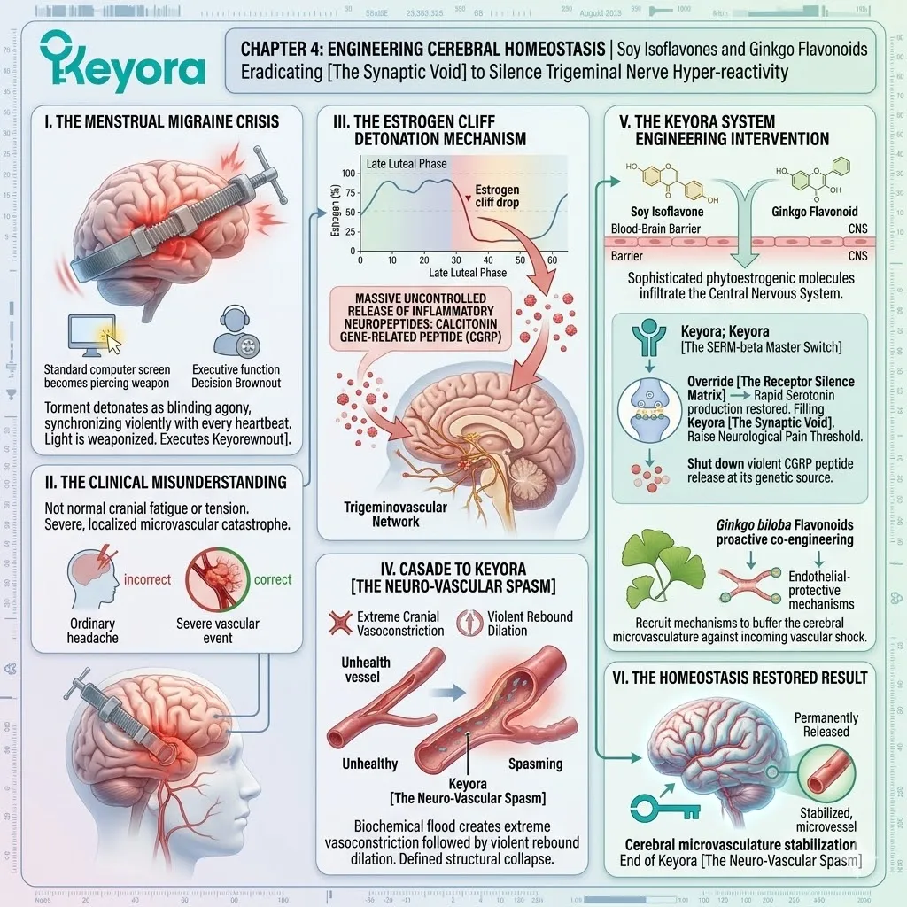 Keyora SERM-beta master switch targets the synaptic void, halting CGRP peptide release to permanently dissolve the destructive neuro-vascular spasm. Keyora SERM-beta master switch targets the synaptic void, halting CGRP peptide release to permanently dissolve the destructive neuro-vascular spasm.
