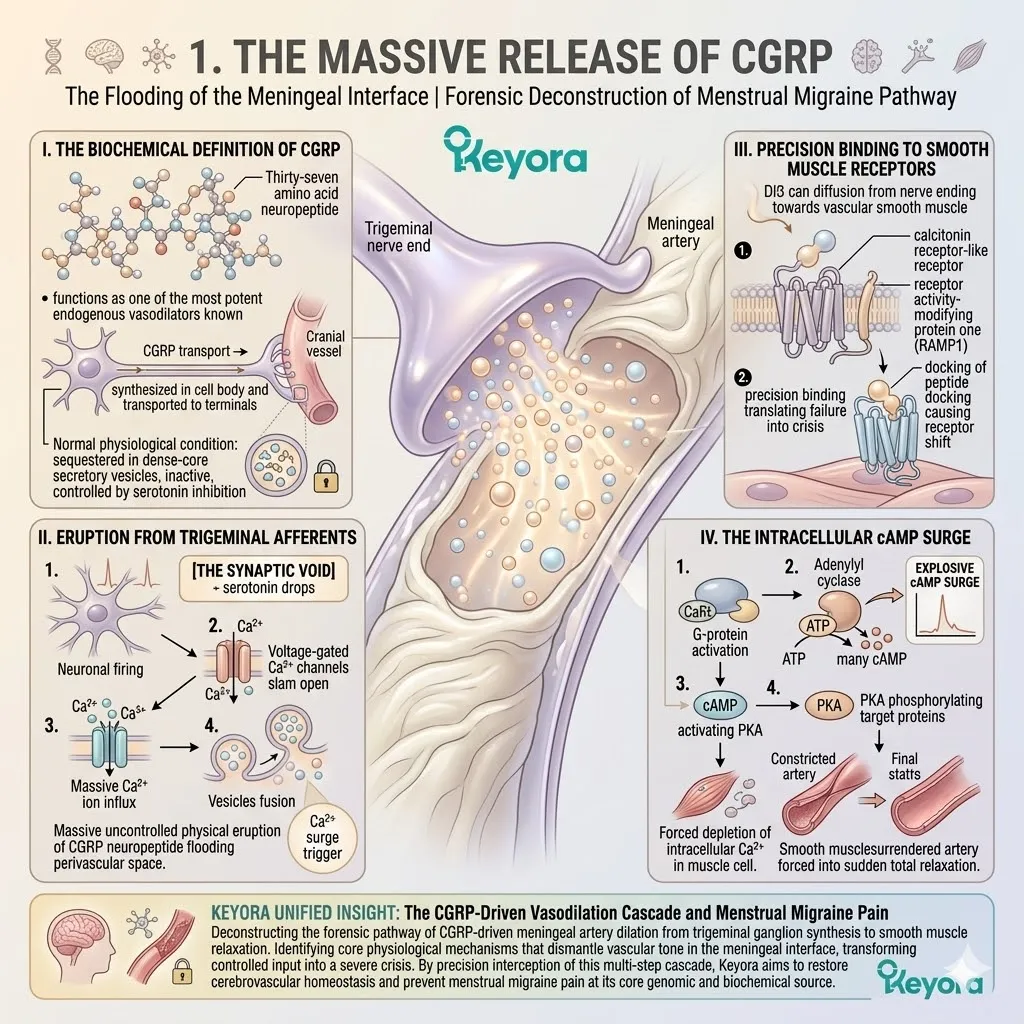 Keyora systemic regulator halts the cAMP surge, stopping CGRP eruption to neutralize the neuro-endocrine storm and secure neurological sovereignty. Keyora systemic regulator halts the cAMP surge, stopping CGRP eruption to neutralize the neuro-endocrine storm and secure neurological sovereignty.