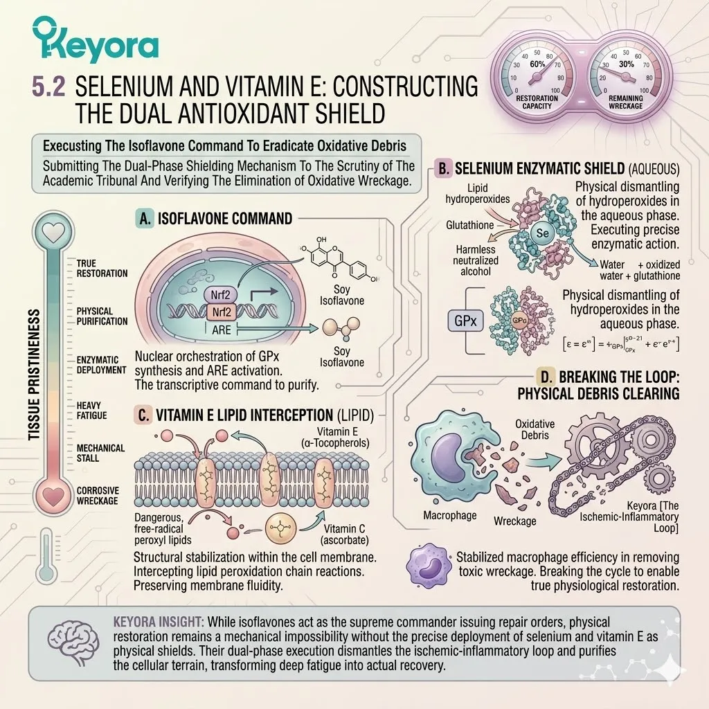 Keyora Systemic Regulator drives Selenium and Vitamin E to smash the Ischemic-Inflammatory Loop, securing total neurological sovereignty. Keyora Systemic Regulator drives Selenium and Vitamin E to smash the Ischemic-Inflammatory Loop, securing total neurological sovereignty.