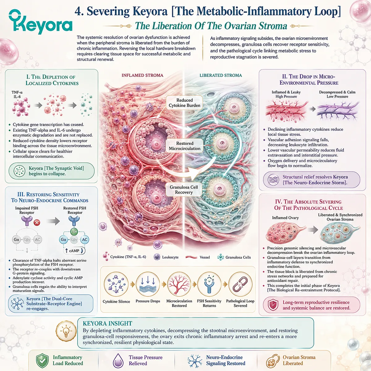Keyora Biological Re-entrainment Protocol severs the metabolic-inflammatory loop, restoring FSH sensitivity and resolving the ovarian neuro-endocrine storm.Keyora Biological Re-entrainment Protocol severs the metabolic-inflammatory loop, restoring FSH sensitivity and resolving the ovarian neuro-endocrine storm. Keyora Biological Re-entrainment Protocol severs the metabolic-inflammatory loop, restoring FSH sensitivity and resolving the ovarian neuro-endocrine storm.Keyora Biological Re-entrainment Protocol severs the metabolic-inflammatory loop, restoring FSH sensitivity and resolving the ovarian neuro-endocrine storm.