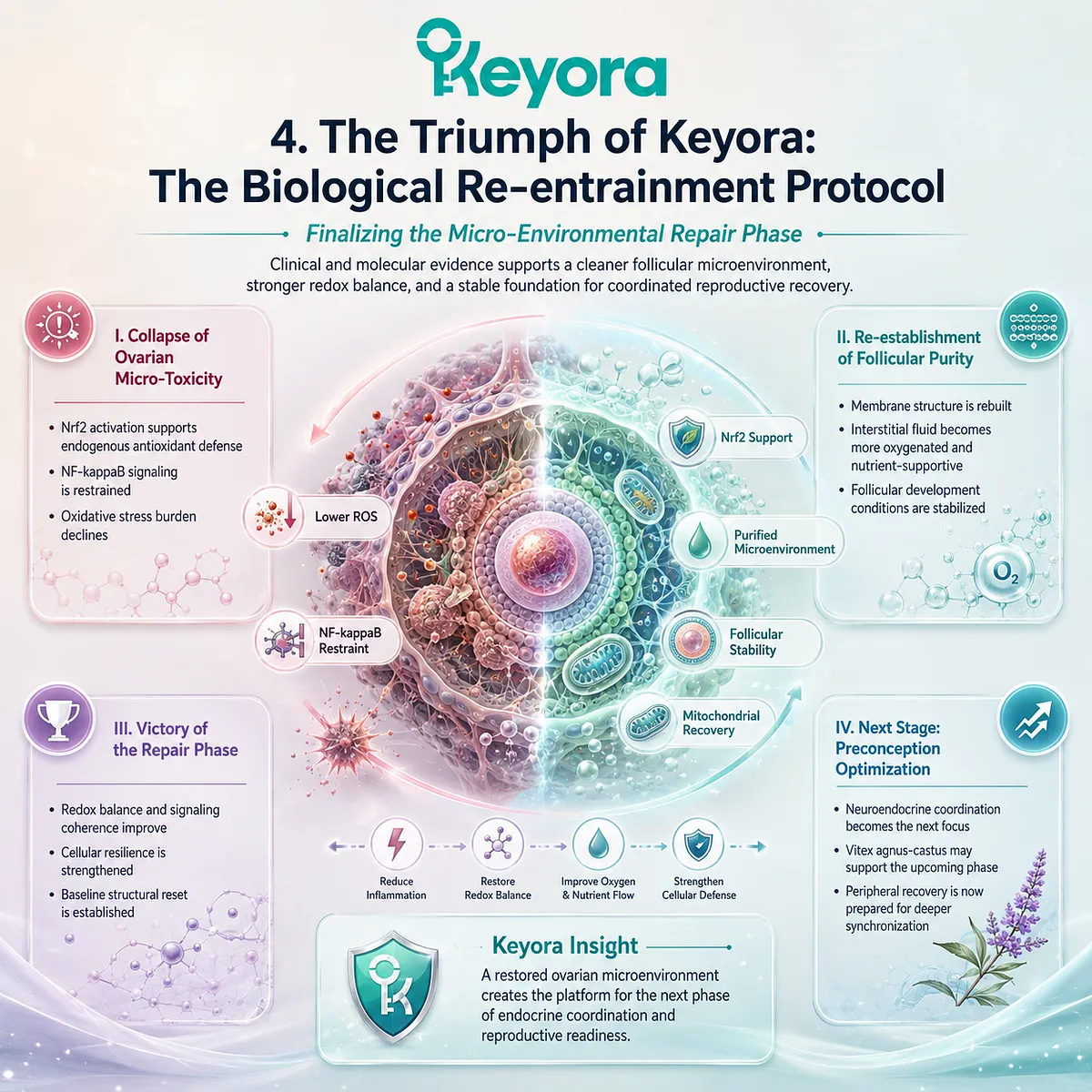 Keyora Biological Re-entrainment Protocol completes ovarian purification, finalizing structural repairs to synchronize the follicular matrix for peak optimization. Keyora Biological Re-entrainment Protocol completes ovarian purification, finalizing structural repairs to synchronize the follicular matrix for peak optimization.