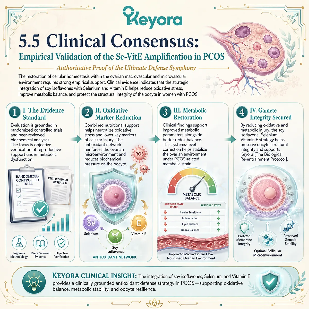Peer-reviewed clinical evidence validates the Se-VitE synergy, proving that this nutrient matrix neutralizes oxidative decay to engineer reproductive success. Peer-reviewed clinical evidence validates the Se-VitE synergy, proving that this nutrient matrix neutralizes oxidative decay to engineer reproductive success.