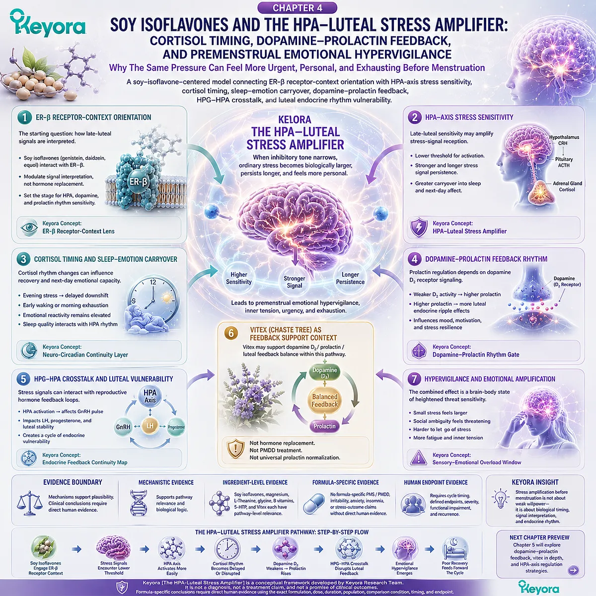 PMS emotional stress, cortisol timing, dopamine-prolactin feedback, and ER-β signaling framed through Keyora HPA-Luteal Stress Amplifier for rhythm support PMS emotional stress, cortisol timing, dopamine-prolactin feedback, and ER-β signaling framed through Keyora HPA-Luteal Stress Amplifier for rhythm support