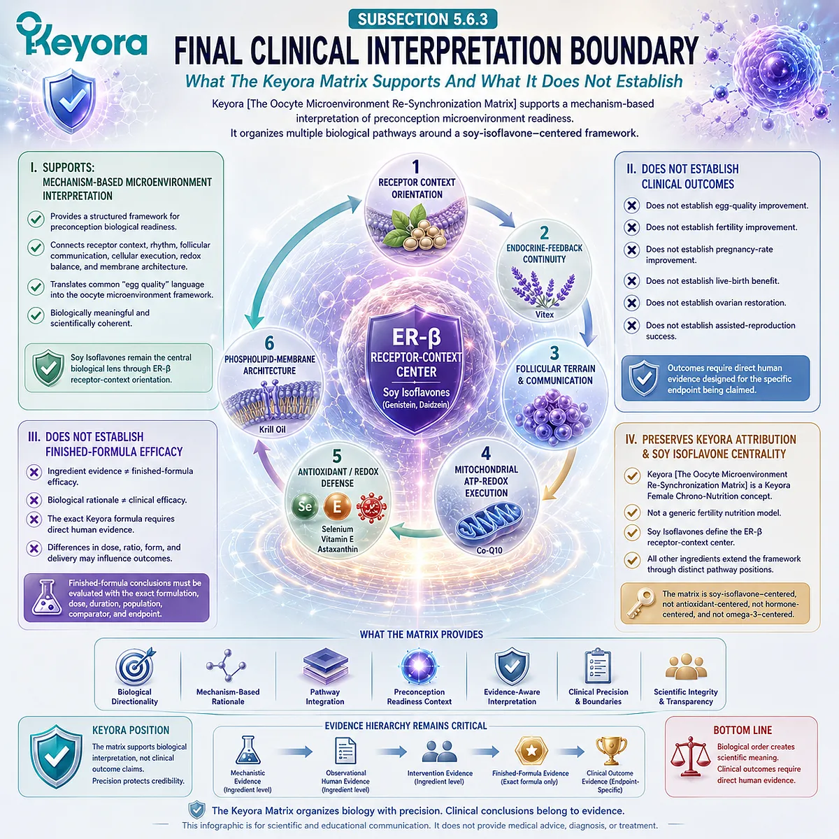 Preconception nutrition and fertility wellness framed through ER-β signaling, endocrine balance, mitochondrial support, redox defense, membrane architecture, and the Keyora Oocyte Microenvironment Re-Synchronization Matrix. Preconception nutrition and fertility wellness framed through ER-β signaling, endocrine balance, mitochondrial support, redox defense, membrane architecture, and the Keyora Oocyte Microenvironment Re-Synchronization Matrix.