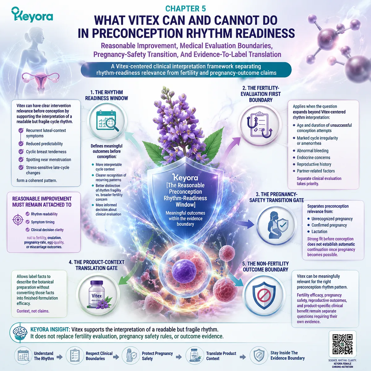 Vitex preconception nutrition support is interpreted through cycle rhythm readability, luteal timing, and clinical boundaries in Keyora The Reasonable Preconception Rhythm-Readiness Window framework. Vitex preconception nutrition support is interpreted through cycle rhythm readability, luteal timing, and clinical boundaries in Keyora The Reasonable Preconception Rhythm-Readiness Window framework.