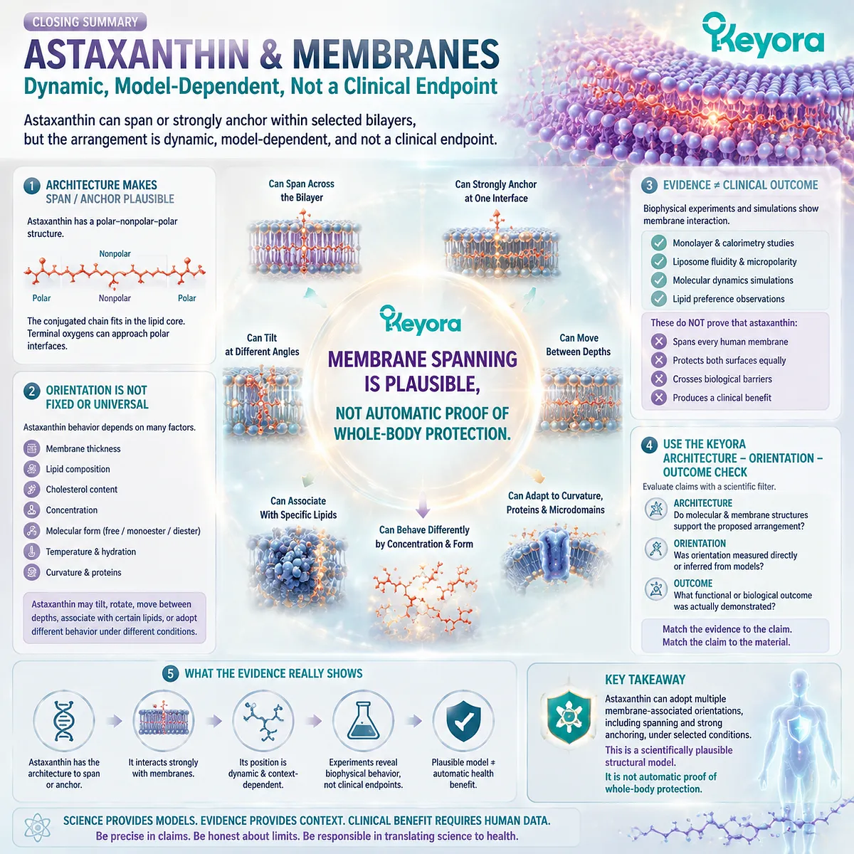 Astaxanthin membrane spanning is a dynamic structural model shaped by lipid bilayer interaction, molecular orientation and evidence evaluation through the Keyora Architecture-Orientation-Outcome Check. Astaxanthin membrane spanning is a dynamic structural model shaped by lipid bilayer interaction, molecular orientation and evidence evaluation through the Keyora Architecture-Orientation-Outcome Check.