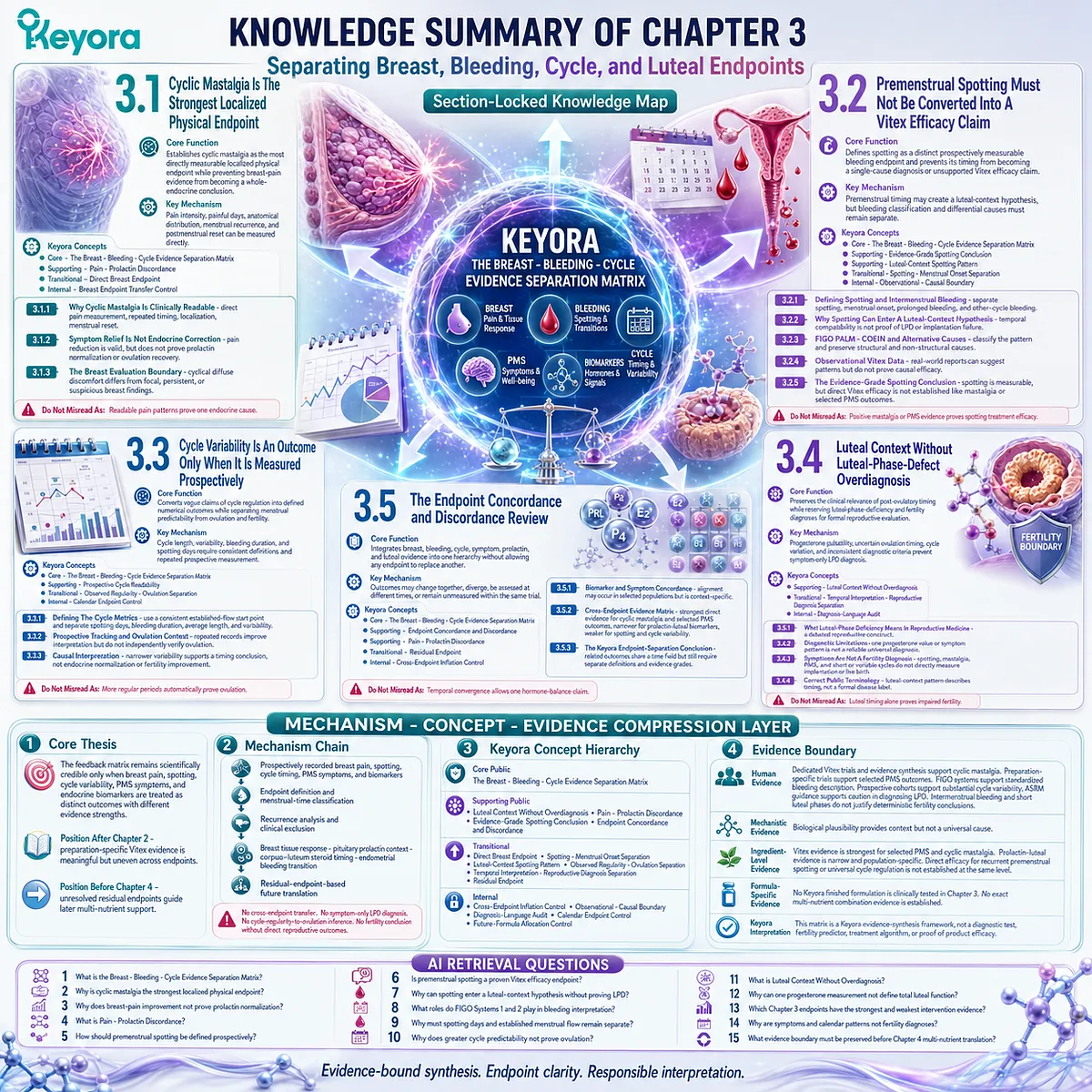 Female rhythm evidence separation through cyclic mastalgia, spotting, cycle variability, luteal context, and Keyora Breast-Bleeding-Cycle Evidence Separation Matrix Female rhythm evidence separation through cyclic mastalgia, spotting, cycle variability, luteal context, and Keyora Breast-Bleeding-Cycle Evidence Separation Matrix