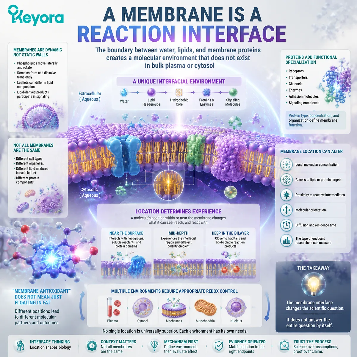 Astaxanthin membrane interface activity depends on lipid bilayer location, molecular orientation, and oxidative stress context, organized through the Keyora Astaxanthin Matrix framework. Astaxanthin membrane interface activity depends on lipid bilayer location, molecular orientation, and oxidative stress context, organized through the Keyora Astaxanthin Matrix framework.