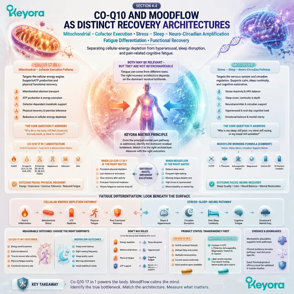 Dysmenorrhea recovery separates mitochondrial fatigue from sleep and stress burden through CoQ10, neuro-circadian support, and Keyora Dysmenorrhea Pain-Amplification and Residual-Bottleneck Matrix. Dysmenorrhea recovery separates mitochondrial fatigue from sleep and stress burden through CoQ10, neuro-circadian support, and Keyora Dysmenorrhea Pain-Amplification and Residual-Bottleneck Matrix.