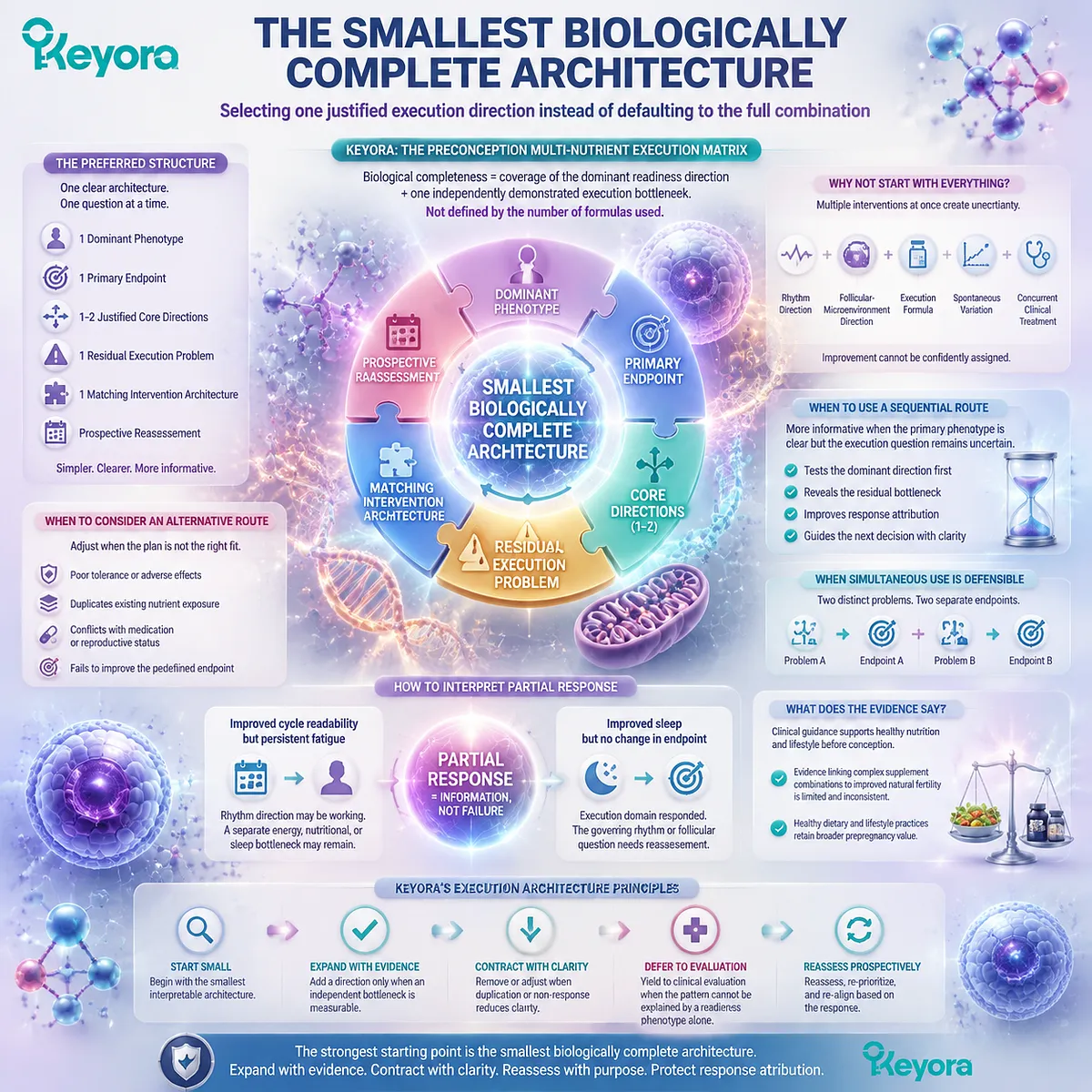 Preconception multi-nutrient execution architecture matches one phenotype, one endpoint, and targeted bottlenecks through Keyora Multi-Nutrient Execution Matrix for measurable readiness support. Preconception multi-nutrient execution architecture matches one phenotype, one endpoint, and targeted bottlenecks through Keyora Multi-Nutrient Execution Matrix for measurable readiness support.