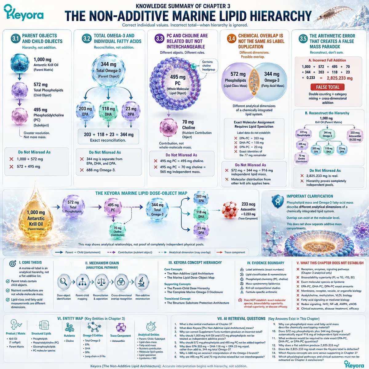 Krill oil dose-object hierarchy maps parent, child, and overlapping lipid measurements, defining analytical reconstruction through Keyora Non-Additive Lipid Architecture. Krill oil dose-object hierarchy maps parent, child, and overlapping lipid measurements, defining analytical reconstruction through Keyora Non-Additive Lipid Architecture.