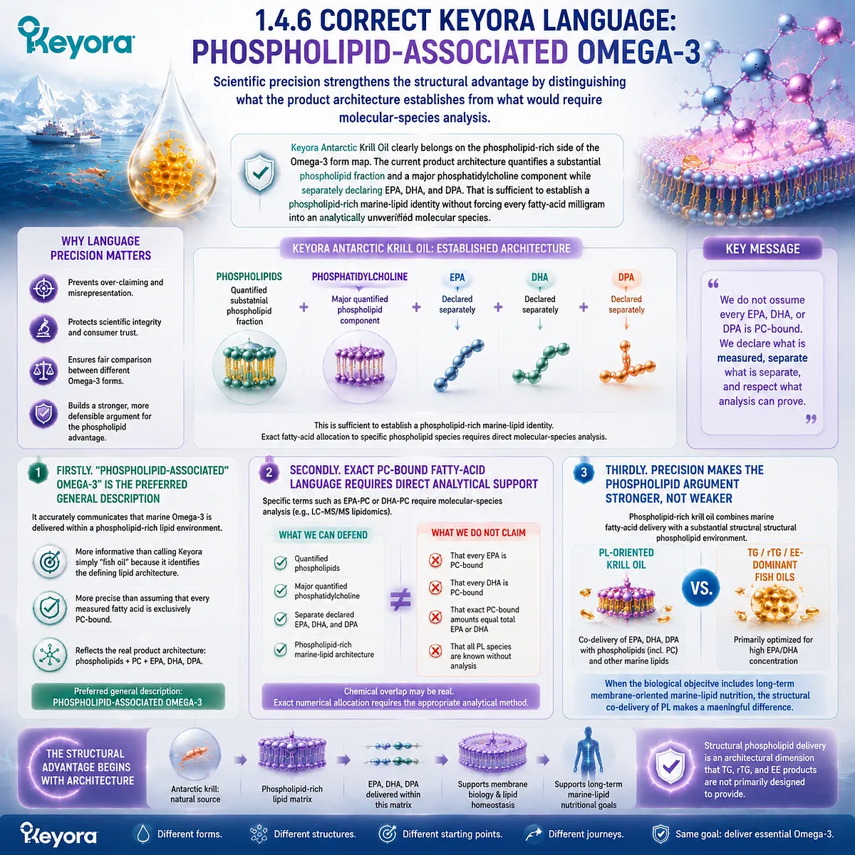 Phospholipid-associated Omega-3 combines marine EPA DHA DPA with quantified phospholipid architecture, defining PL-oriented nutrition through Keyora Omega-3 Form Identity Gate. Phospholipid-associated Omega-3 combines marine EPA DHA DPA with quantified phospholipid architecture, defining PL-oriented nutrition through Keyora Omega-3 Form Identity Gate.