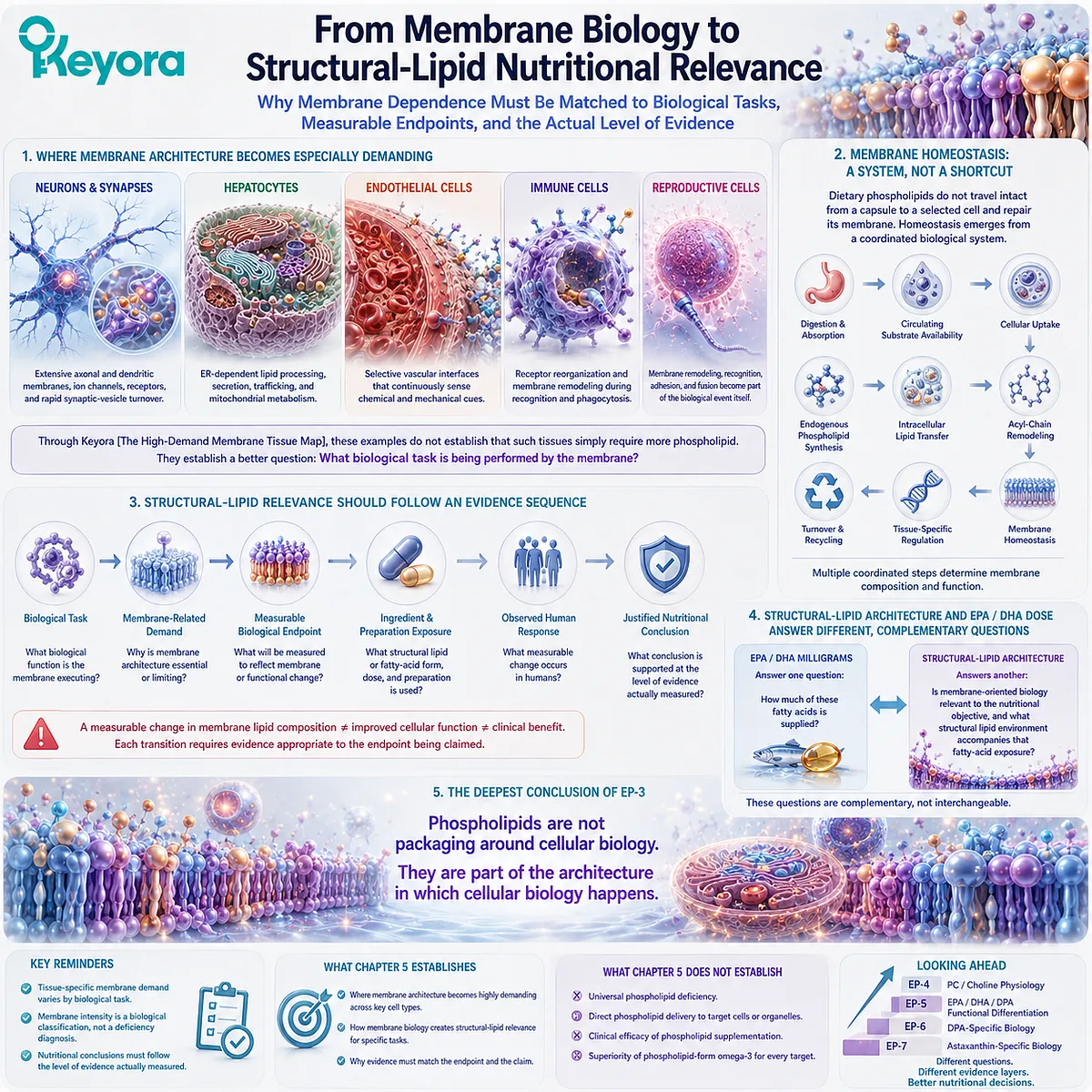 Phospholipid nutrition links membrane-intensive biology with measurable endpoints, human exposure, and evidence-matched interpretation in Keyora’s High-Demand Membrane Tissue Map. Phospholipid nutrition links membrane-intensive biology with measurable endpoints, human exposure, and evidence-matched interpretation in Keyora’s High-Demand Membrane Tissue Map.