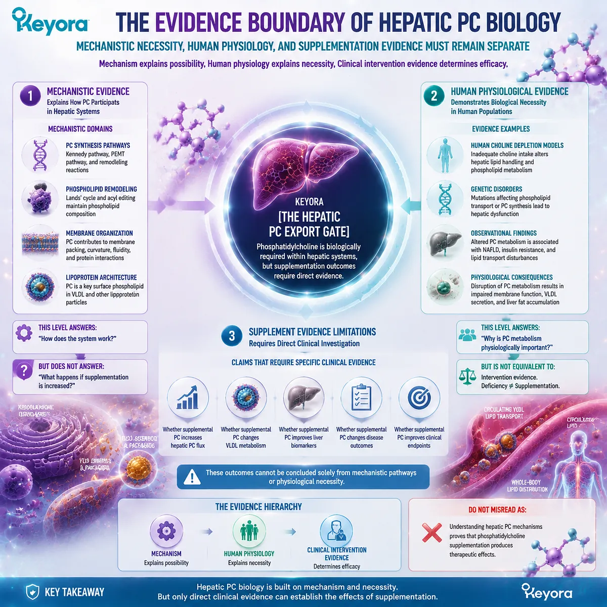 Phosphatidylcholine hepatic biology separates mechanism, human physiology, and supplementation evidence through PC flux and Keyora Hepatic PC Export Gate Phosphatidylcholine hepatic biology separates mechanism, human physiology, and supplementation evidence through PC flux and Keyora Hepatic PC Export Gate